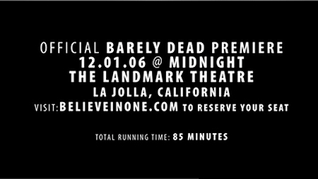 BIG DEAL: Exclusive BARELY DEAD Trailer and Premiere Info
