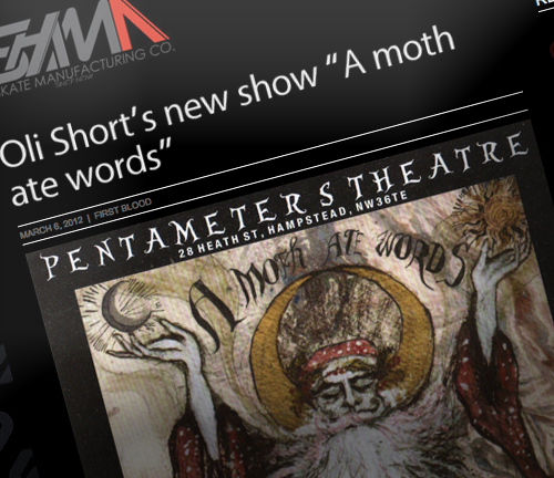 Oli Short – “A Moth Ate Words”