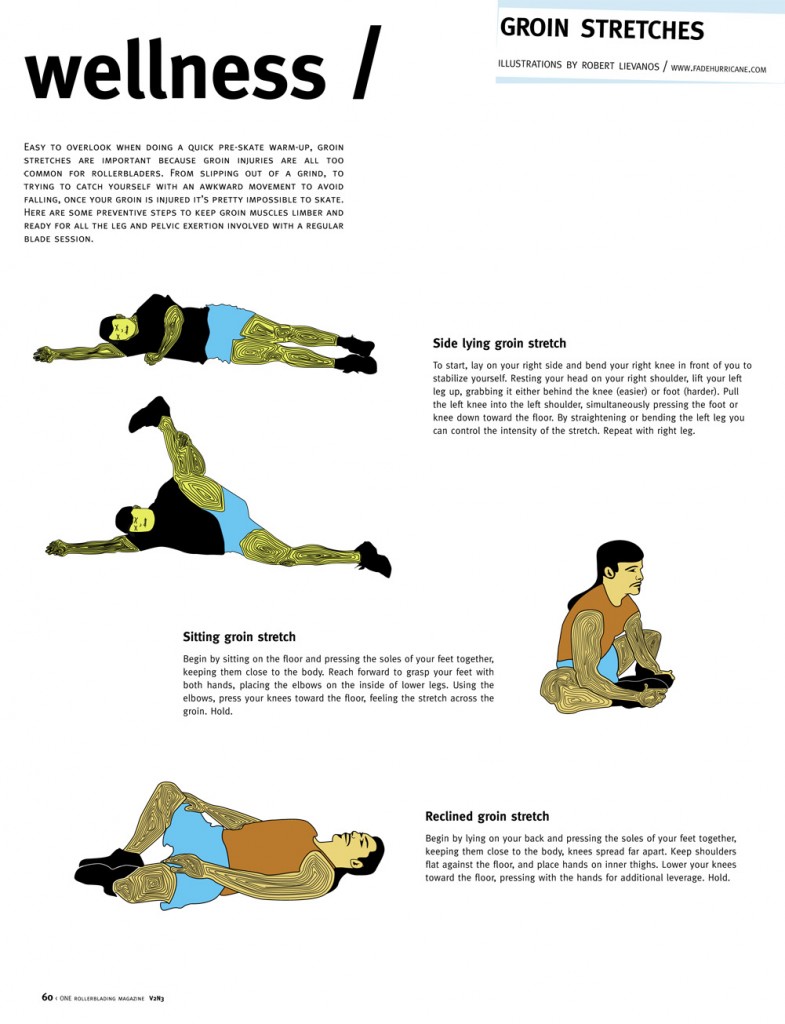 ONEblademag 5 Groin Stretches