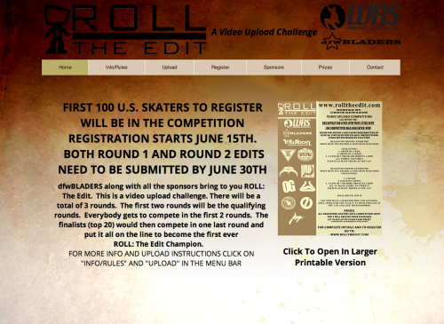 Roll The Edit Video Submission Competition