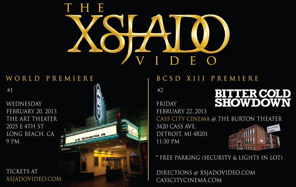 Xsjado Premiere Schedule Long Beach/BCSD