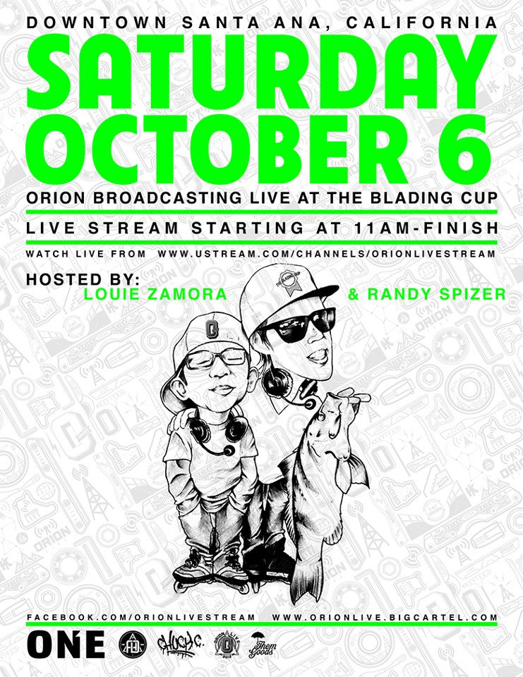 Orion Live to Stream from Blading Cup
