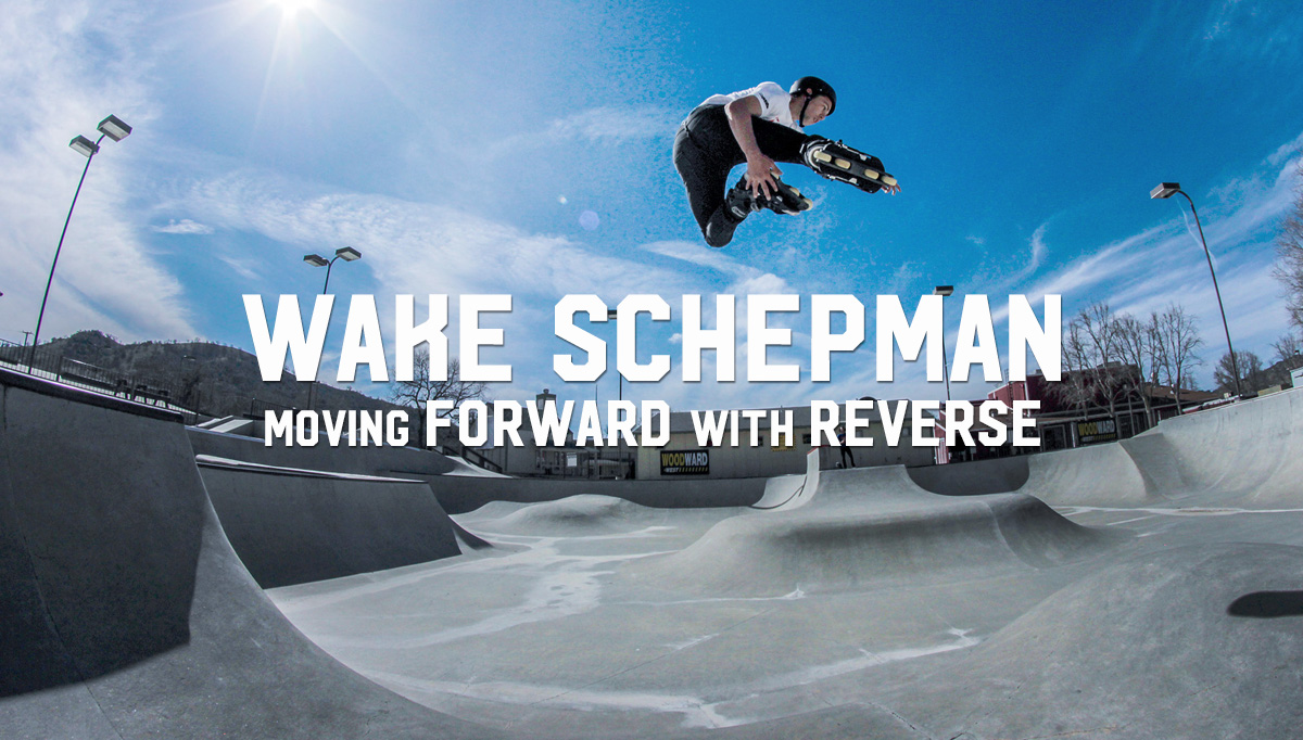 Wake Schepman Moving Forward in Reverse
