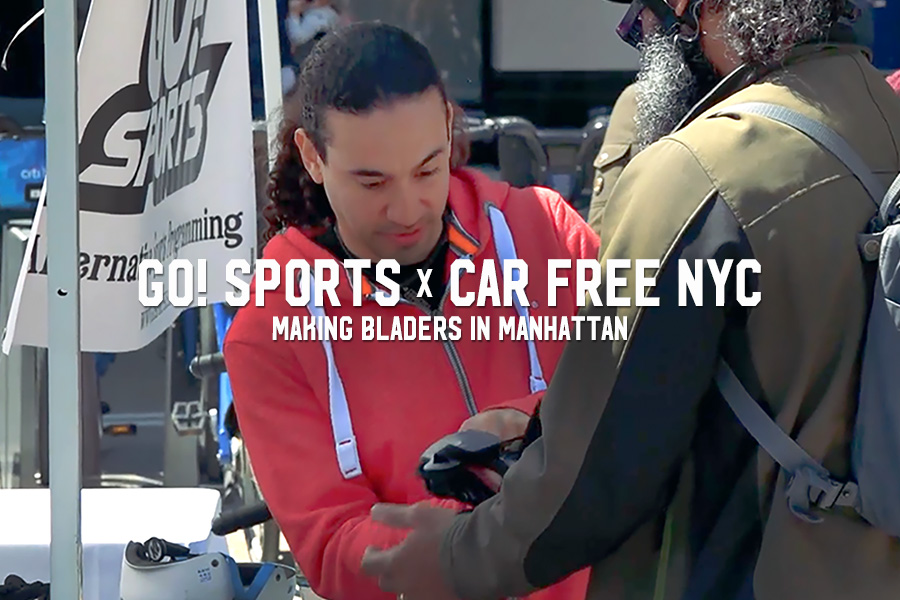 Go! Sports x Car Free NYC: Making Bladers in Manhattan